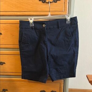 Loft outlet Bermuda navy blue shorts